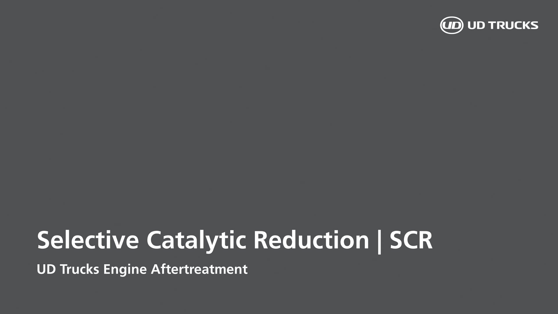 UD Trucks Euro 6 Aftertreatment System