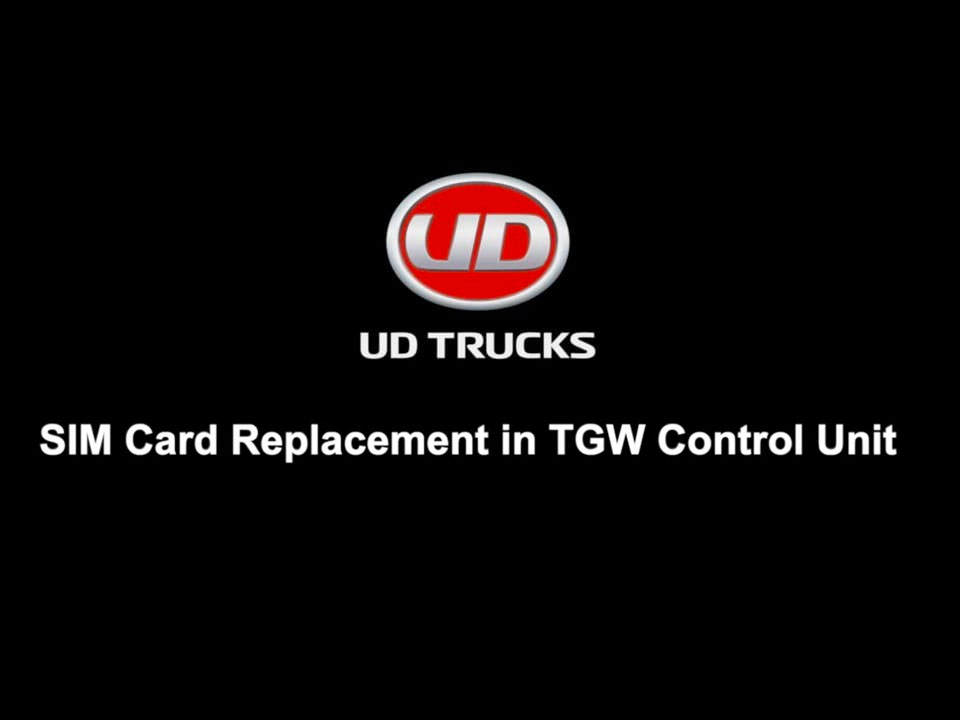 Sim Card Replacement in TGW Control Unit
