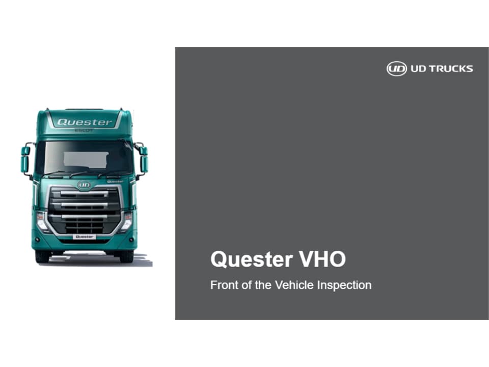 UD Quester VHO Front Inspection 2026